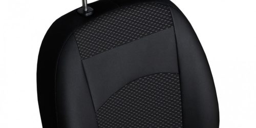 CHEVROLET Aveo Universeller Sitzbezug Royal Eco leder und textil Kombination schwarz in Farbe EX1