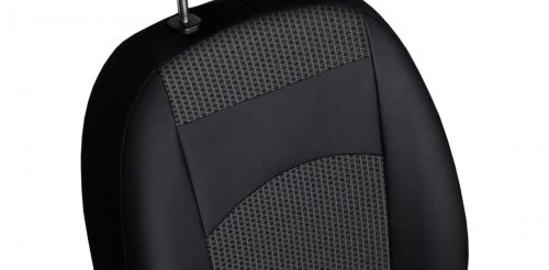 CHEVROLET Aveo Universeller Sitzbezug Royal Eco leder und textil Kombination schwarz in Farbe EX2