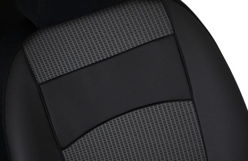 CHEVROLET Aveo Universeller Sitzbezug Royal Eco leder und textil Kombination schwarz in Farbe EX2