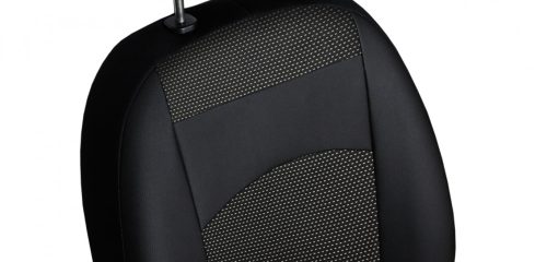 CHEVROLET Aveo Universeller Sitzbezug Royal Eco leder und textil Kombination schwarz in Farbe EX4