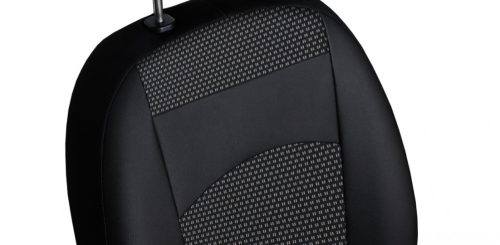 CHEVROLET Aveo Universeller Sitzbezug Royal Eco leder und textil Kombination schwarz in Farbe EX5