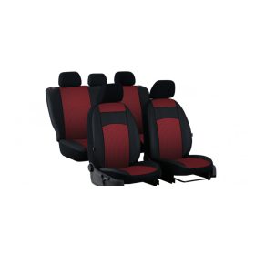   CHEVROLET Aveo Universeller Sitzbezug Royal Eco leder und textil Kombination schwarz in Farbe EX6