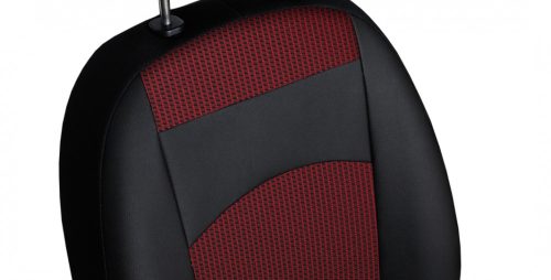 CHEVROLET Aveo Universeller Sitzbezug Royal Eco leder und textil Kombination schwarz in Farbe EX6