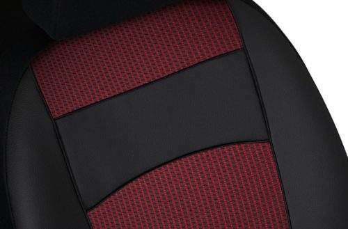 CHEVROLET Aveo Universeller Sitzbezug Royal Eco leder und textil Kombination schwarz in Farbe EX6