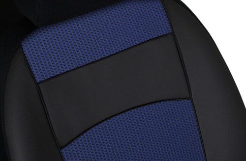 CHEVROLET Aveo Universeller Sitzbezug Royal Eco leder und textil Kombination schwarz in Farbe EX7