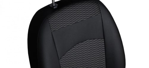 CHEVROLET Aveo Universeller Sitzbezug Royal Eco leder und textil Kombination schwarz in Farbe EX8