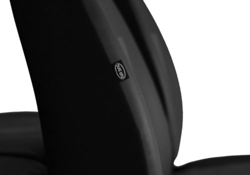 CHEVROLET Aveo Universeller Sitzbezug Royal Eco leder und textil Kombination schwarz in Farbe EX8