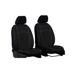   Univerzális Üléshuzat Standard Eco bőr (1+1 SZ) elülső üléshuzat szett fekete