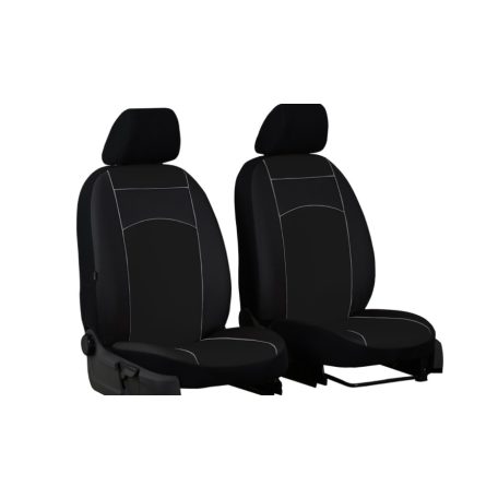 Univerzális Üléshuzat Standard Eco bőr (1+1 SZ) elülső üléshuzat szett fekete