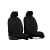 Univerzális Üléshuzat Standard Eco bőr (1+1 SZ) elülső üléshuzat szett fekete