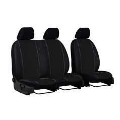   Univerzális Üléshuzat Standard Eco bőr (2+1 SZ) EXTRA elülső üléshuzat szett fekete