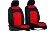 Universeller Sitzbezug Standard Kunstleder (1+1 SZ) Vordersitzbezug-Set rot