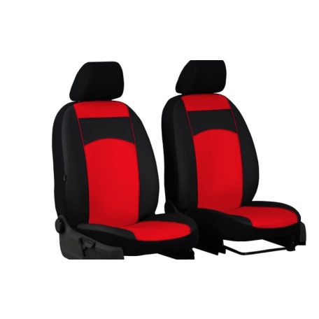 Univerzális Üléshuzat Standard Eco bőr (1+1 SZ) EXTRA elülső üléshuzat szett piros