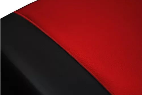 Universeller Sitzbezug Standard Kunstleder (1+1 SZ) Vordersitzbezug-Set rot