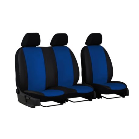 Univerzális Üléshuzat Standard Eco bőr (2+1 SZ) EXTRA elülső üléshuzat szett kék
