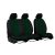 Univerzális Üléshuzat Standard Eco bőr (2+1 SZ) EXTRA elülső üléshuzat szett zöld