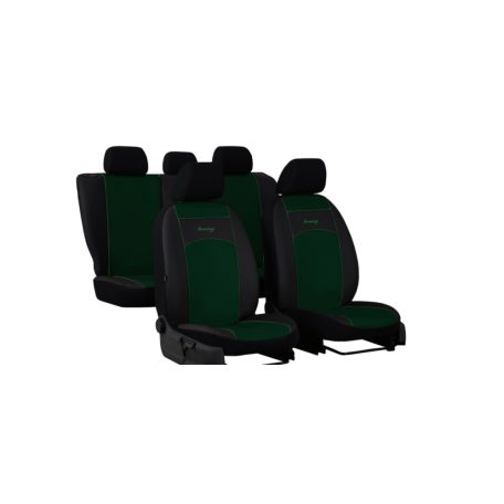 FIAT 125p Univerzális Üléshuzat Standard Eco bőr zöld színben