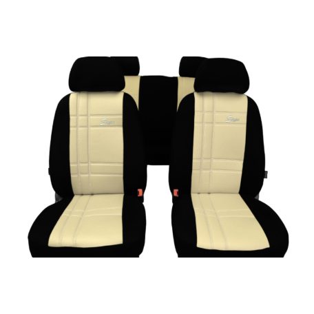 FIAT 125p Univerzális Üléshuzat S-type Eco bőr bézs színben