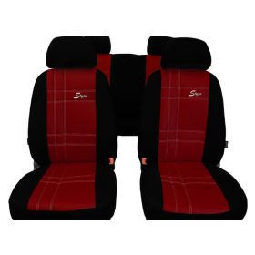   CHEVROLET Aveo Universeller Sitzbezug S-type Eco leder bordeauxrot in Farbe