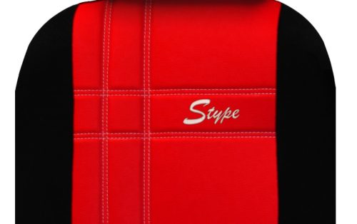 CHEVROLET Aveo Universeller Sitzbezug S-type Eco leder rot in Farbe