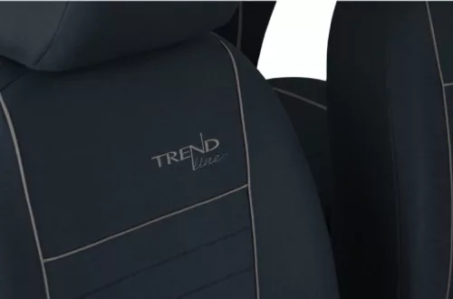 Univerzális Üléshuzat Trend Line (1+1 SZ) textil szürke/szürke színben