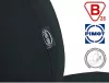Univerzális Üléshuzat Trend Line (1+1 SZ) textil szürke/fekete színben