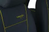 Univerzális Üléshuzat Trend Line (1+1 SZ) textil szürke/sárga színben