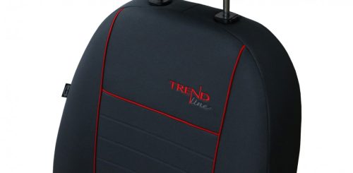 NISSAN Almera (I, II) Universeller Sitzbezug Trend Line textil grau/rot in Farbe