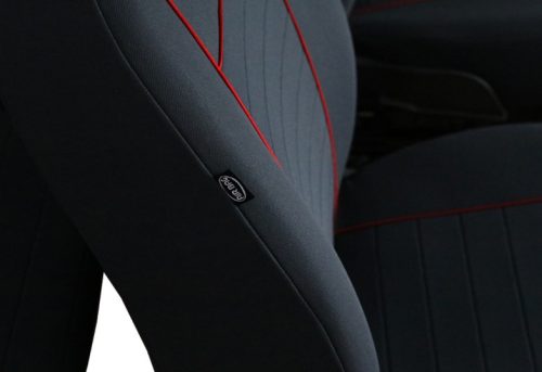 NISSAN Almera (I, II) Universeller Sitzbezug Trend Line textil grau/rot in Farbe