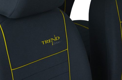CHEVROLET Aveo Universeller Sitzbezug Trend Line textil grau/gelb in Farbe