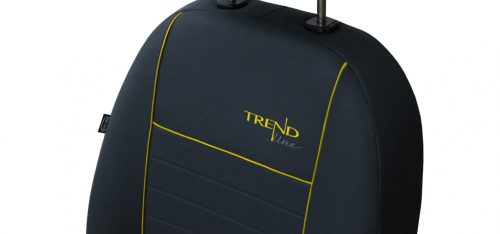 CHEVROLET Aveo Universeller Sitzbezug Trend Line textil grau/gelb in Farbe