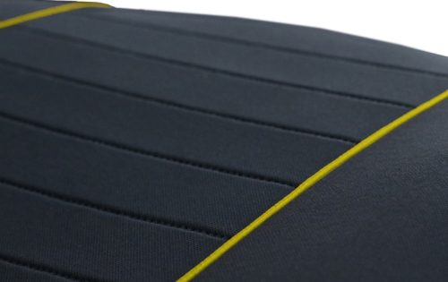 CHEVROLET Aveo Universeller Sitzbezug Trend Line textil grau/gelb in Farbe