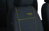 CHEVROLET Aveo Universeller Sitzbezug Trend Line textil grau/gelb in Farbe