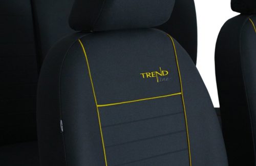 CHEVROLET Aveo Universeller Sitzbezug Trend Line textil grau/gelb in Farbe