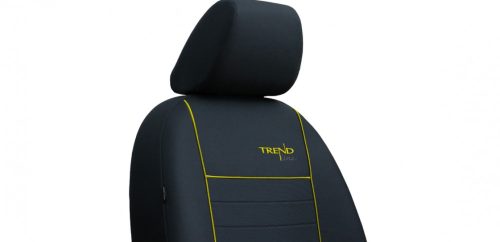 CHEVROLET Aveo Universeller Sitzbezug Trend Line textil grau/gelb in Farbe