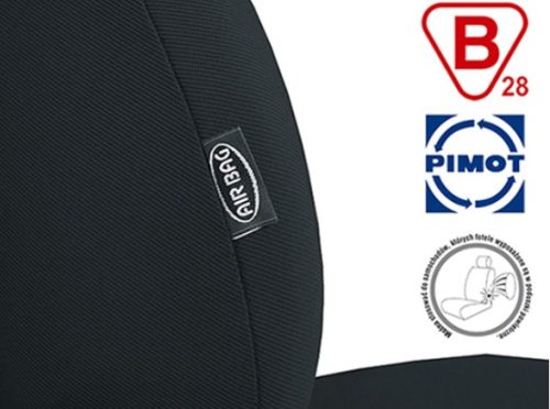 CHEVROLET Aveo Universeller Sitzbezug Trend Line textil grau/grün in Farbe