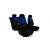 LANCIA Ypsilon (II) Univerzális Üléshuzat Tuning Due velúr szövet és kárpit kombináció fekete és kék színben