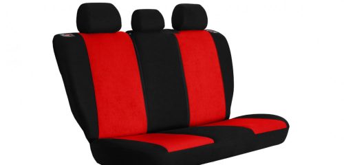 CHEVROLET Aveo Universeller Sitzbezug Tuning Velours rot in Farbe