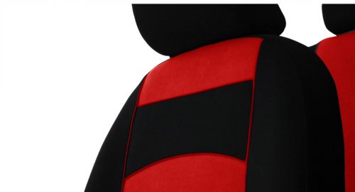 CHEVROLET Aveo Universeller Sitzbezug Tuning Velours rot in Farbe