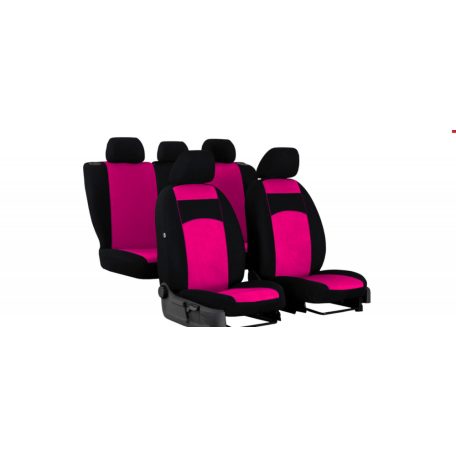 SKODA Favorit Univerzális Üléshuzat Tuning velúr rózsaszín színben