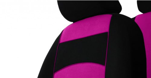 Universeller Sitzbezug Tuning Velours rosa in Farbe