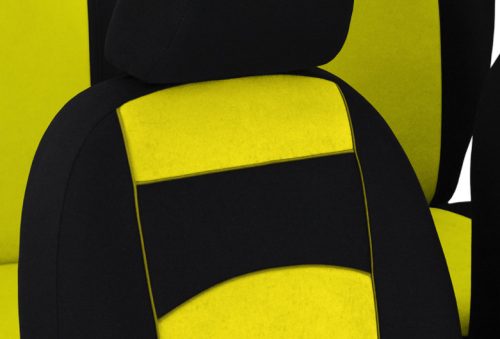 CHEVROLET Aveo Universeller Sitzbezug Tuning Velours gelb in Farbe
