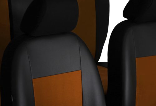 CHEVROLET Aveo Universeller Sitzbezug Unico Eco leder und Alcantara Kombination braun in Farbe