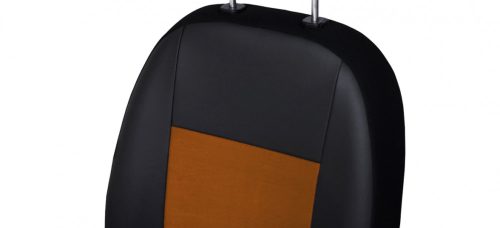 CHEVROLET Aveo Universeller Sitzbezug Unico Eco leder und Alcantara Kombination braun in Farbe