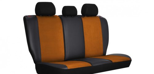 CHEVROLET Aveo Universeller Sitzbezug Unico Eco leder und Alcantara Kombination braun in Farbe