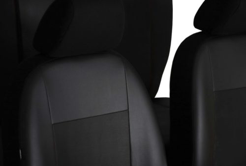 CHEVROLET Aveo Universeller Sitzbezug Unico Eco leder und Alcantara Kombination schwarz in Farbe