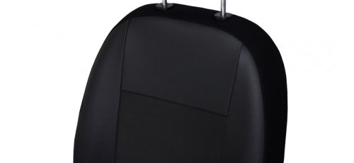 CHEVROLET Aveo Universeller Sitzbezug Unico Eco leder und Alcantara Kombination schwarz in Farbe