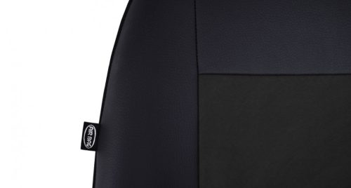 CHEVROLET Aveo Universeller Sitzbezug Unico Eco leder und Alcantara Kombination schwarz in Farbe