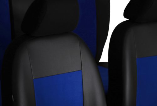 CHEVROLET Aveo Universeller Sitzbezug Unico Eco leder und Alcantara Kombination blau in Farbe