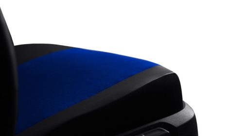 CHEVROLET Aveo Universeller Sitzbezug Unico Eco leder und Alcantara Kombination blau in Farbe